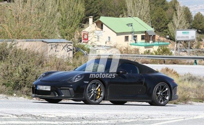 Porsche 911 Speedster 2018 - foto espía