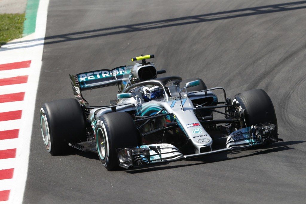 "Positivo" viernes de Bottas y Hamilton, a pesar del viento