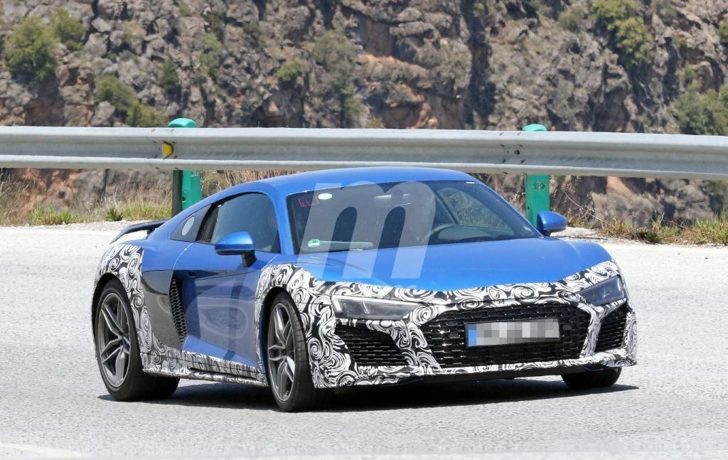 Nuevas fotos espía revelan cambios en el Audi R8 V10 para 2019