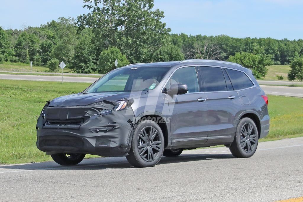 Honda Pilot 2019: primeras fotos del facelift y la nueva versión PHEV