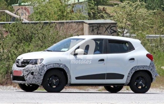 Renault Kwid 2019 - foto espía lateral