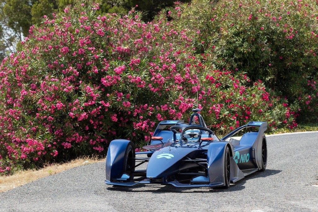 NIO Fórmula E muestra su 'Gen 2' en su test en Calafat