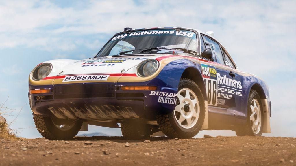 Uno de los 6 Porsche 959 París-Dakar a subasta