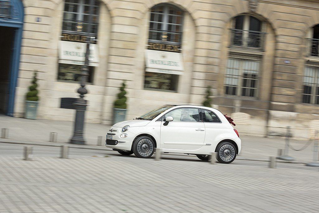 España - Mayo 2018: Un Fiat 500 de récord