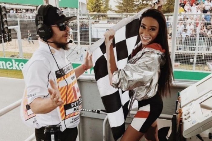 Winnie Harlow propició que la carrera durase dos vueltas menos