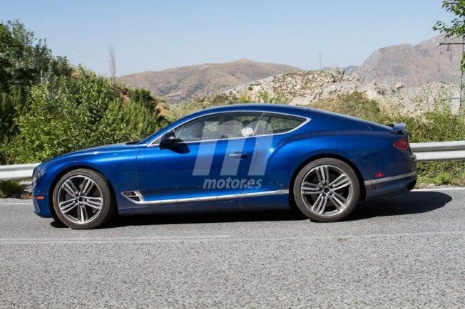 Bentley Continental GT Speed 2019 - foto espía lateral