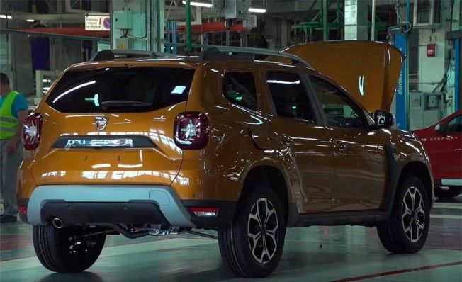 Dacia Duster 2018 - producción