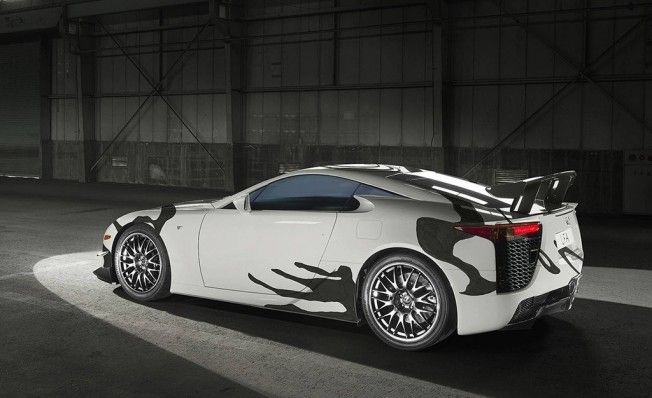 Lexus LFA Art Car - posterior