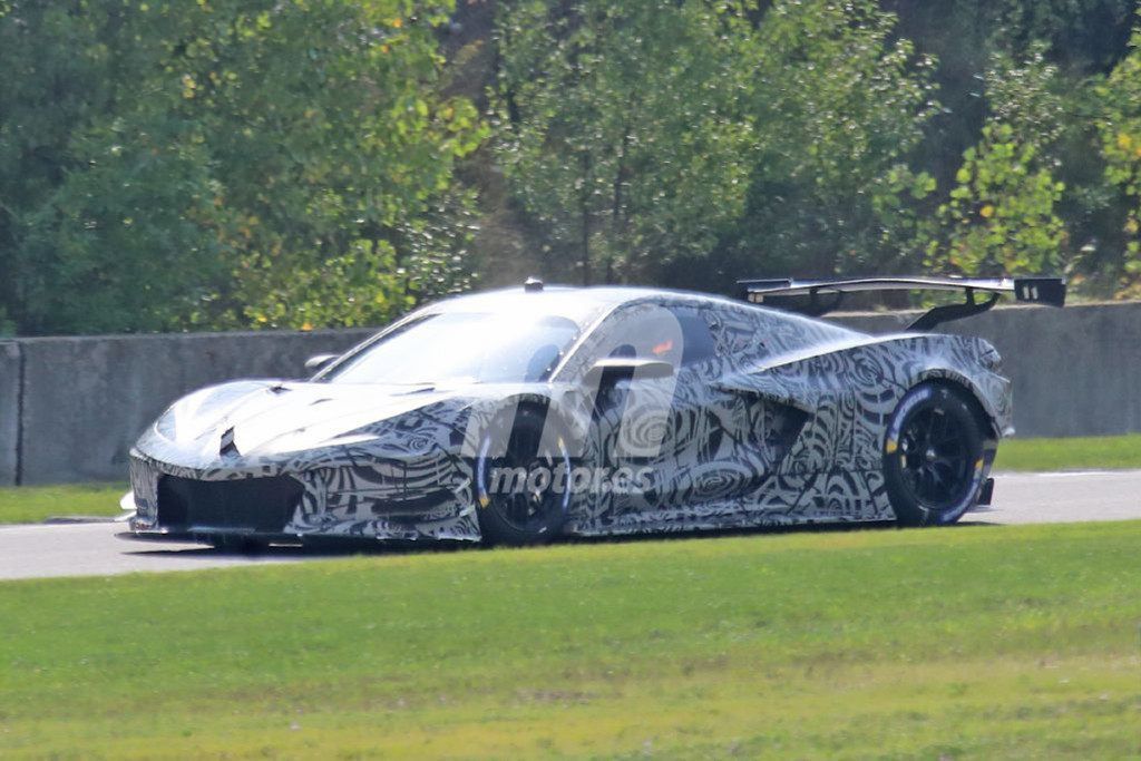 El Corvette C8.R GTE de motor central se deja ver en un test