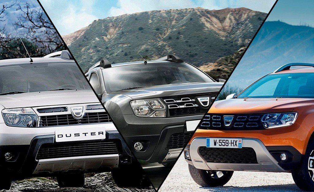 Así ha evolucionado el Dacia Duster a lo largo de sus generaciones