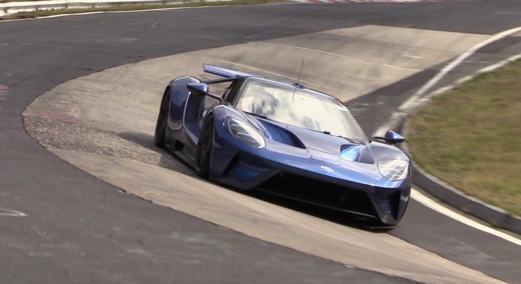 El Ford GT 2017 cazado a fondo en Nürburgring ¿intento de récord?