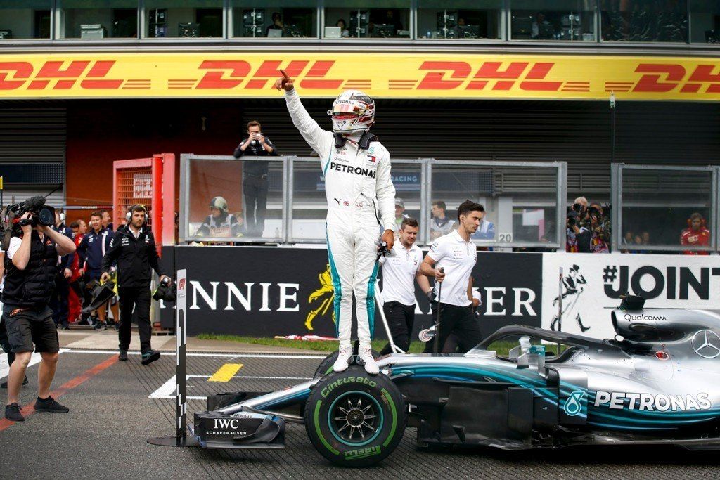 Hamilton lidera bajo la lluvia: "En seco también habríamos estado en la pelea"