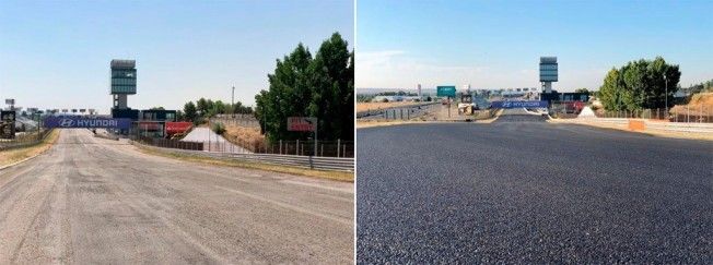 Reasfaltado del Circuito de Jarama