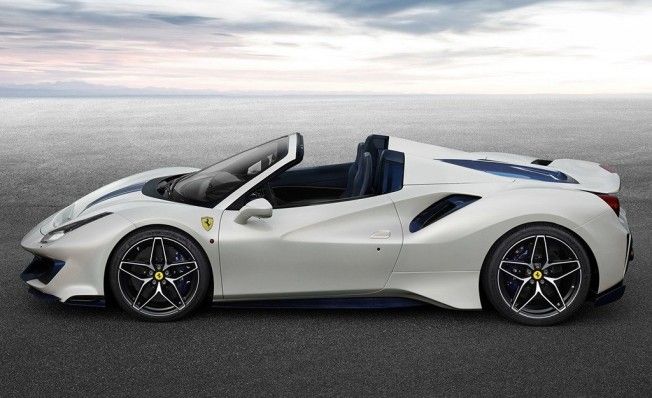 Ferrari 488 Pista Spider - lateral