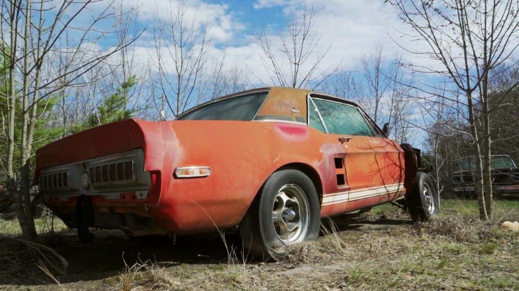 Descubierto uno de los Mustang más caros de la historia abandonado en un campo