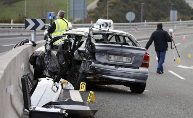 Accidente en carretera