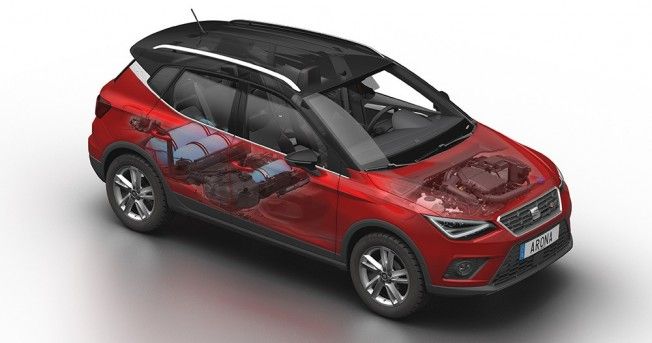 SEAT Arona TGI - esquema técnico