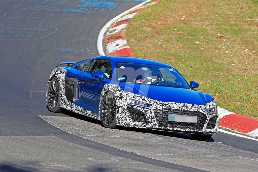 El renovado Audi R8 2019 ya se enfrenta a Nürburgring