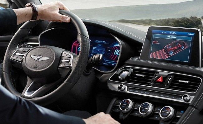 Genesis G70 - cuadro de instrumentos digital 3D