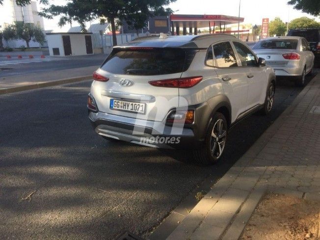 Hyundai Kona Híbrido - foto espía posterior