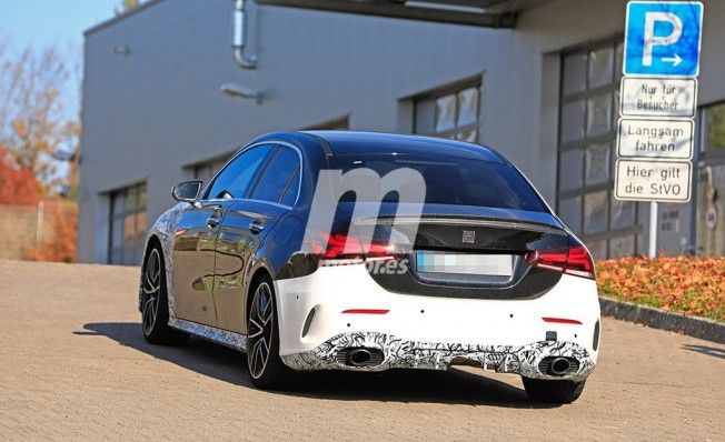 Mercedes-AMG A 35 Sedán - foto espía posterior