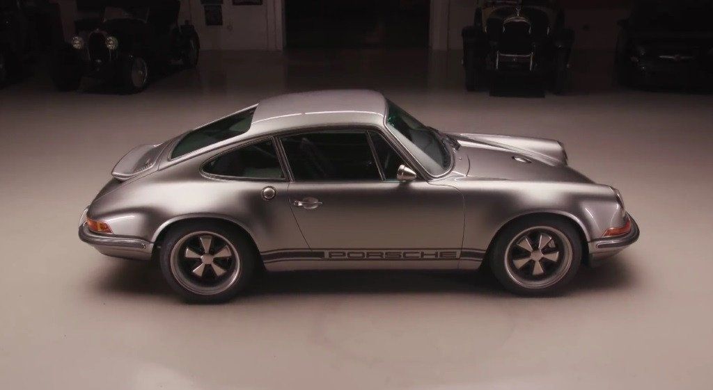 El 100º Singer Porsche 911 presentado en el programa de Jay Leno