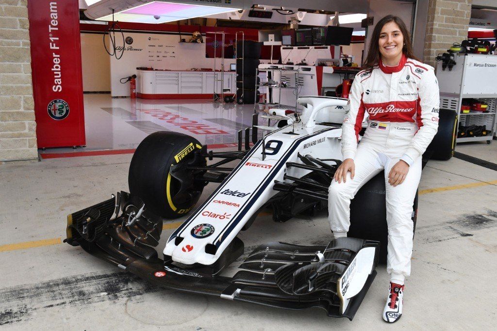 Tatiana Calderón se estrena en un F1: "Algunas cosas son más sencillas que en un GP3"