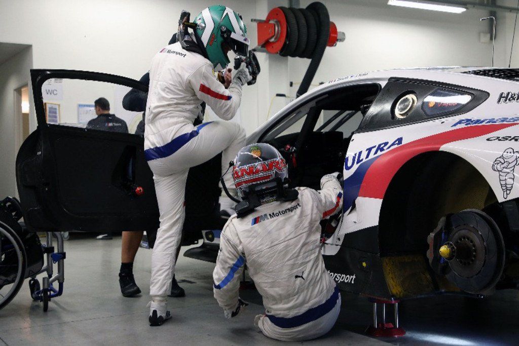 Alex Zanardi realiza el primer test con el BMW M8 GTE