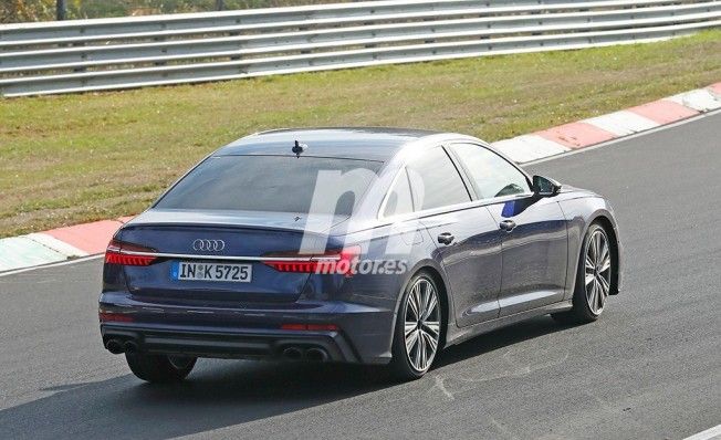 Audi S6 2019 - foto espía posterior