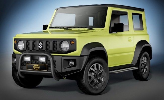 Suzuki Jimny con accesorios Cobra