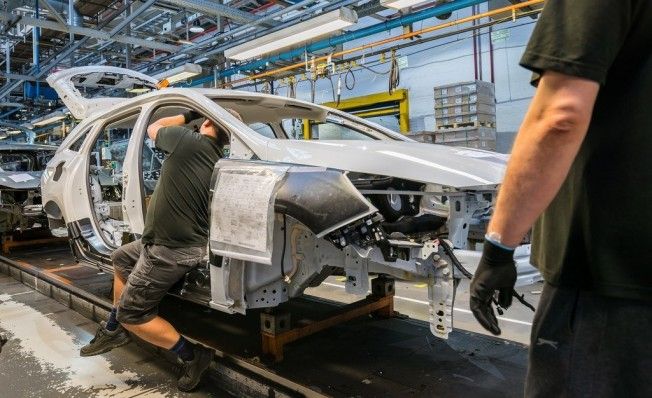 Producción de Vauxhall en la planta de Ellesmere Port