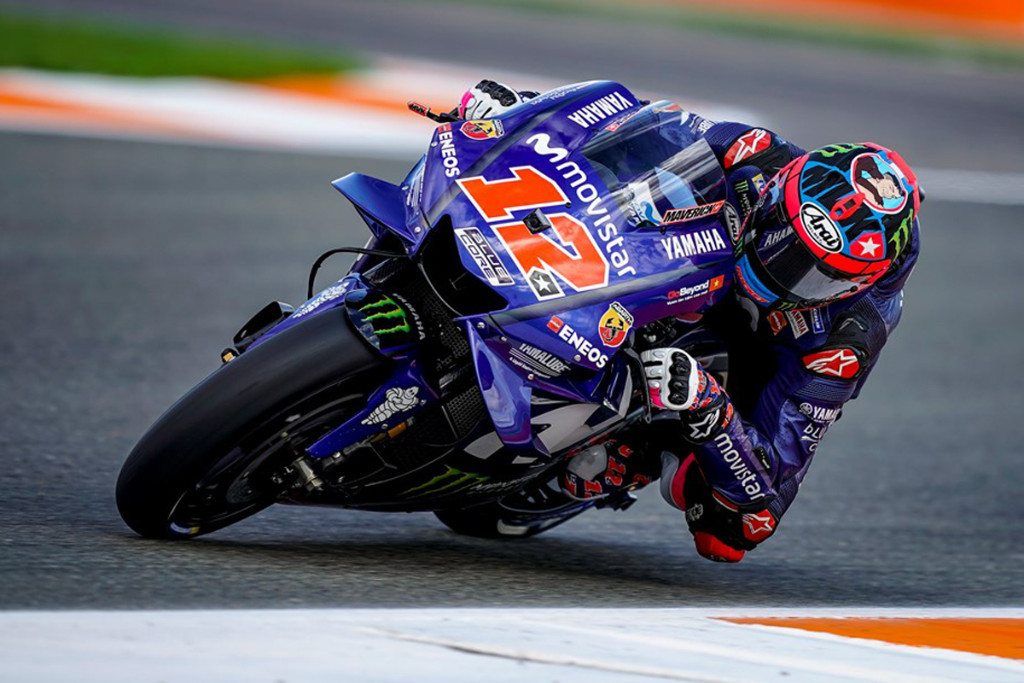 Viñales repite al frente en el cierre del test de MotoGP en Valencia