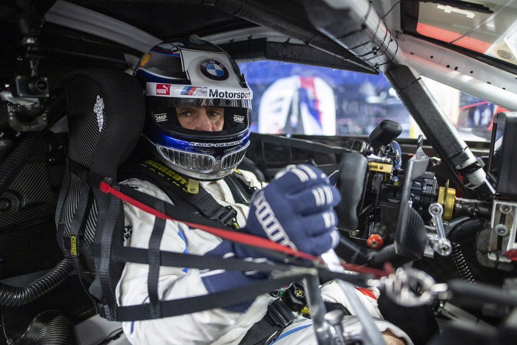 Así rueda Alex Zanardi con su BMW M8 GTLM adaptado