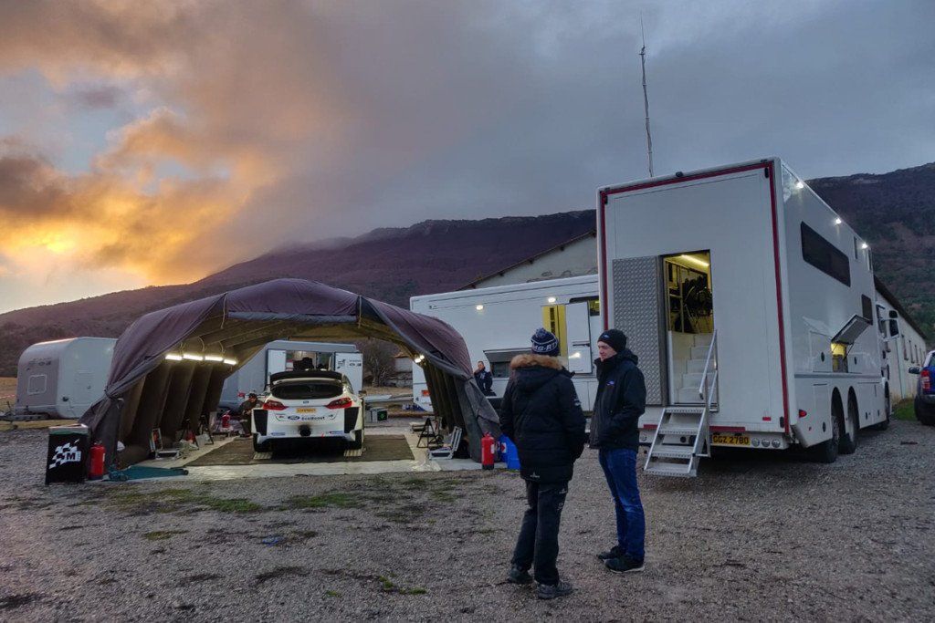 Cambios en el Fiesta RS WRC en los test para Montecarlo