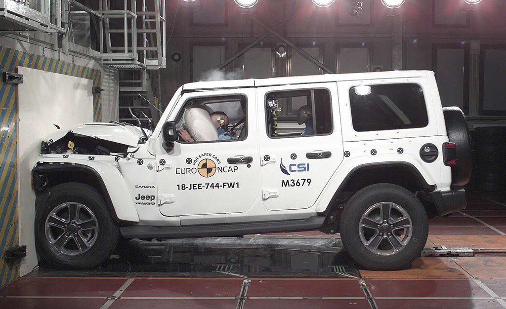 El nuevo Jeep Wrangler suspende en las pruebas Euro NCAP