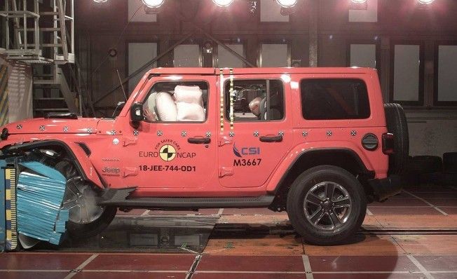 Jeep Wrangler - pruebas Euro NCAP