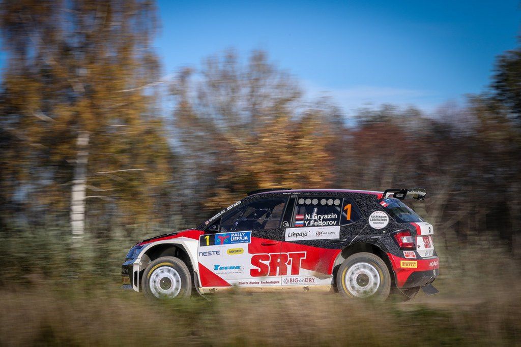 Nikolay Gryazin, campeón del ERC Junior U28, salta a WRC2