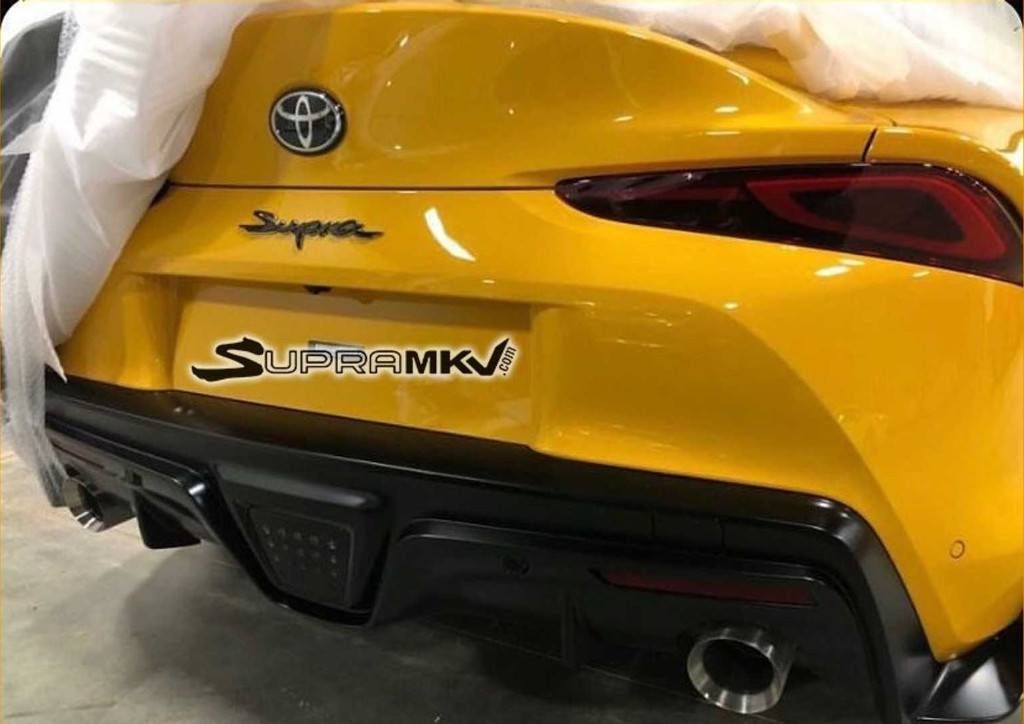 La trasera del Toyota Supra filtrada al desnudo