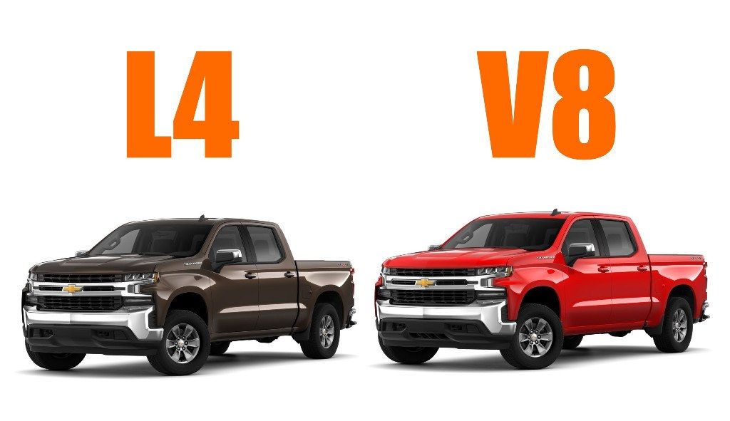 El nuevo Chevrolet Silverado de 4 cilindros consume más que el V8