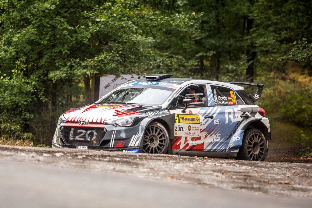 Dani Sordo, con un i20 R5 en el Rally Serras de Fafe