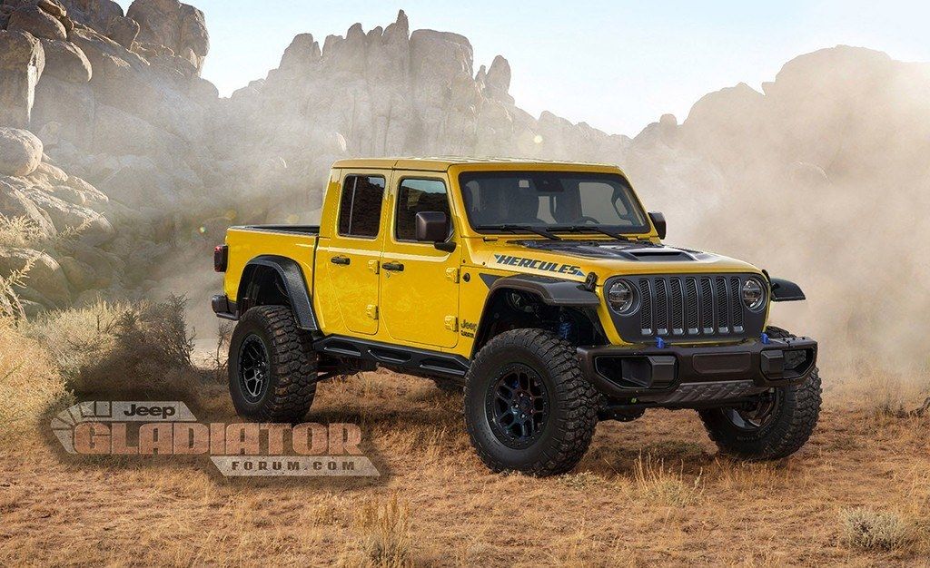 El nuevo Jeep Gladiator se embrutecerá con la versión Hércules de alto rendimiento