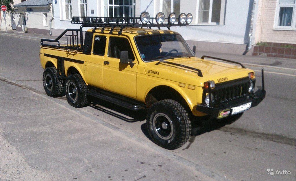 Lada Niva 6x6 Pick-up, la transformación definitiva del todoterreno ruso