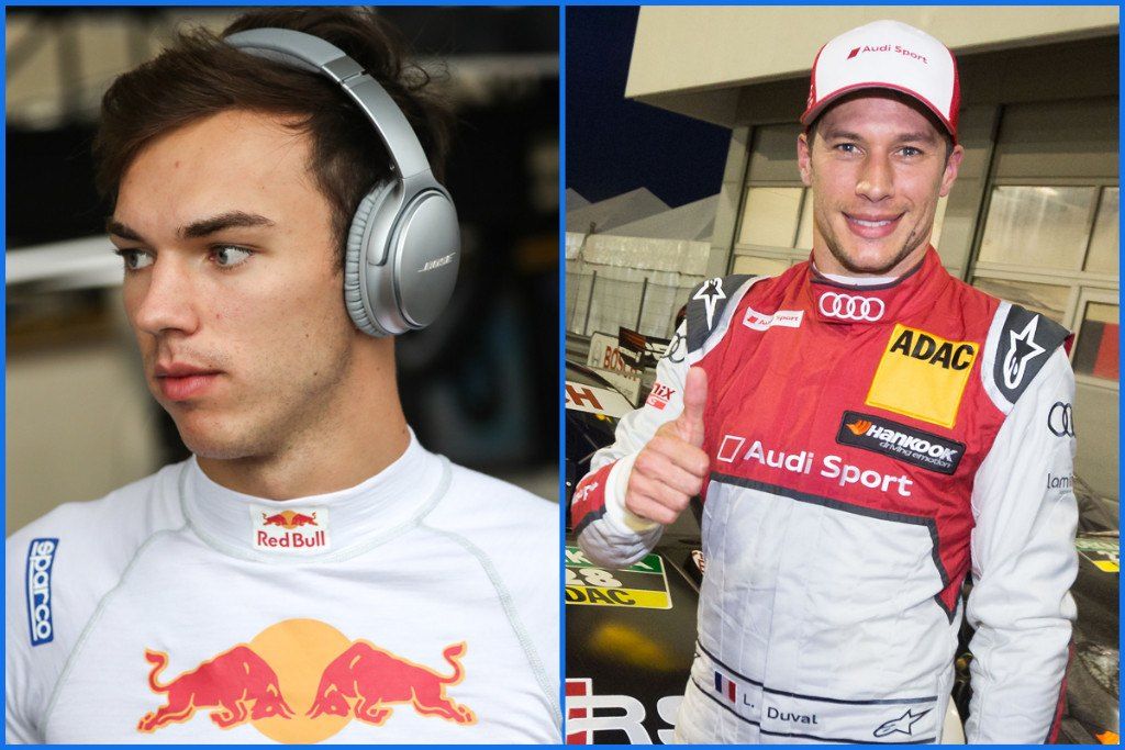 Gasly y Duval, pareja francesa en la Race of Champions