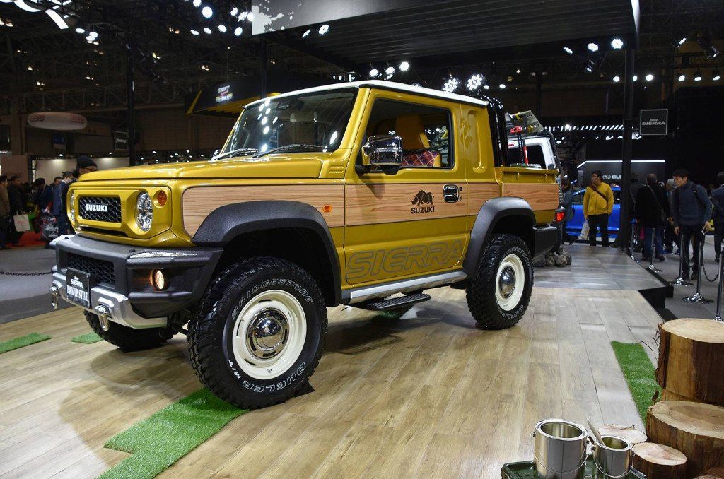 El nuevo Suzuki Jimny Pick up Style concept desde el Tokyo Auto Salon 2019