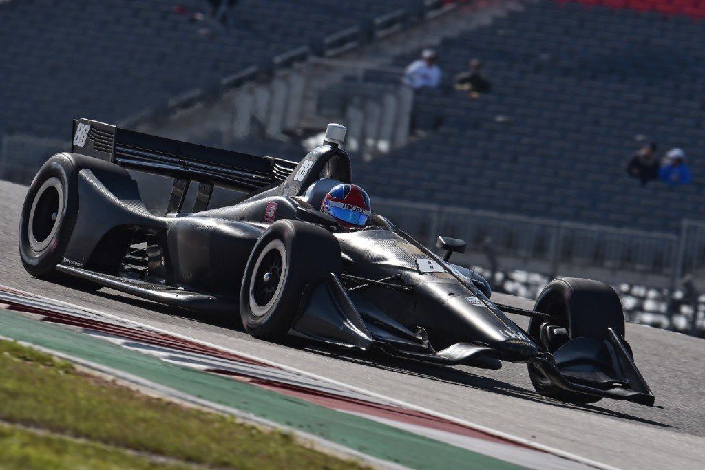 El novato Colton Herta lidera el primer test en Austin