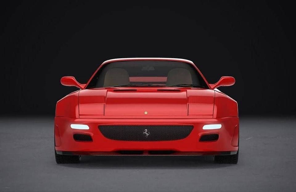 El Ferrari F355 recibe un nuevo traje de carbono modernizado y ensanchado