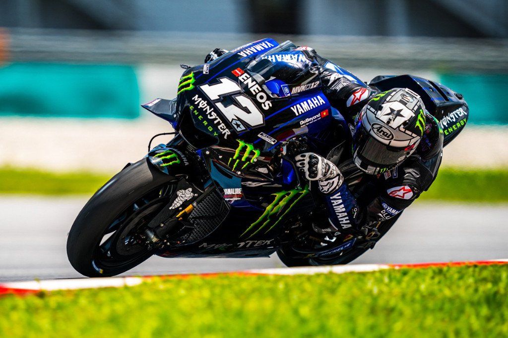 Maverick Viñales vuela bajo en el test de MotoGP en Sepang