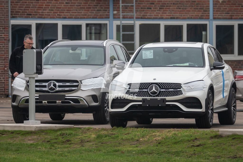 El Mercedes GLC Coupé 2019, cazado destapado luciendo su nuevo diseño