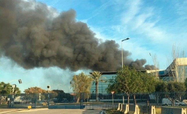 Incendio en el museo de coches clásicos de SEAT