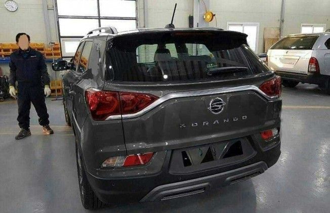 SsangYong Korando 2019 - foto espía posterior